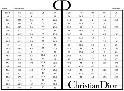 christian dior women's shoe size chart|Christian Dior shoe price.